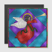 Glas in lood kerstengel (Voorkant / Achterkant)