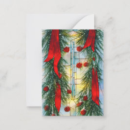 Glas in lood - Kerstmis en Lissabonbegroting Notitiekaartje