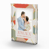 Glas in lood Kerstmis gewoon gehuwd fotoblok (Rechts)