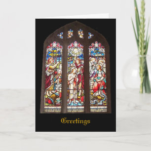 Glas in lood Kerstmis Kaart