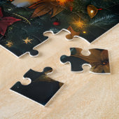 Glas in lood Kerstpuzzel Legpuzzel (Zijkant)