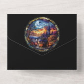 Glas-in-lood Ketel All In One Uitnodiging (Achterkant)