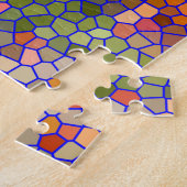 Glas in lood KIJKEN PUZZLE Legpuzzel (Zijkant)