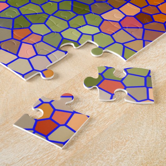 Glas in lood KIJKEN PUZZLE Legpuzzel (Zijkant)