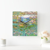 Glas in lood klok (Huis)