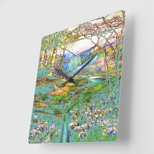  Glas in lood klok (Hoek)