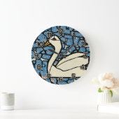 Glas in lood Klok met Zwaan (Huis)