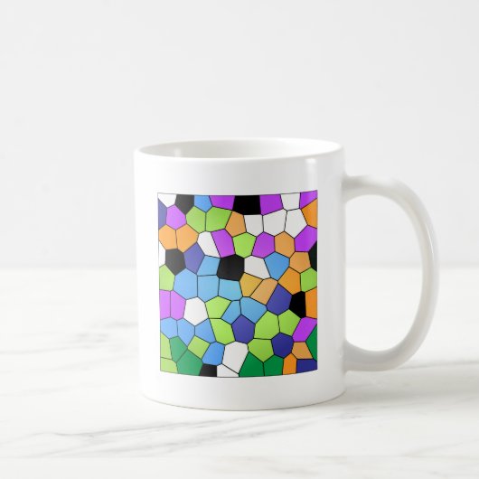 Glas in lood koffiemok (Rechts)