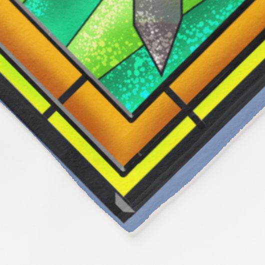 Glas in lood Kraken Fleece Deken (Hoek)