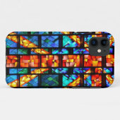 Glas in lood kruis Case-Mate iPhone case (Achterkant (horizontaal))