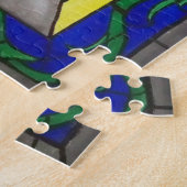 Glas-in-lood Kruis Legpuzzel (Zijkant)