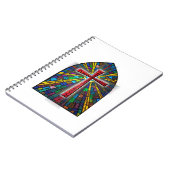 Glas in lood kruis notitieboek (Linkerzijde)