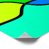 Glas in lood kruis poster (Hoek)