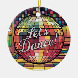 Glas in lood kunst, discobal Glas in lood stijl Keramisch Ornament