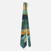 Glas-in-lood Kunst Nekband Stropdas (Voorkant)