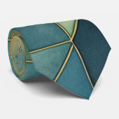 Glas-in-lood Kunst Nekband Stropdas (Opgerold)