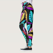 Glas in lood Leaves Design Leggings (Links)