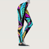 Glas in lood Leaves Design Leggings (Rechts)