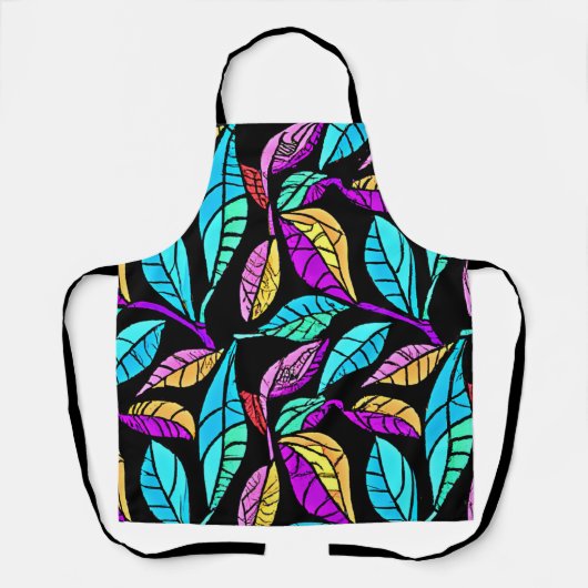 Glas in lood Leaves Design Schort (Voorkant)