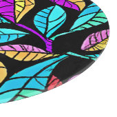 Glas in lood Leaves Design Snijplank (Hoek)