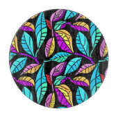 Glas in lood Leaves Design Snijplank (Voorkant)