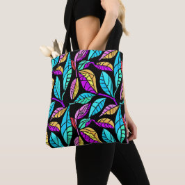 Glas in lood Leaves Design Tote Bag