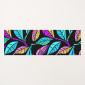 Glas in lood Leaves Design Yogamat (Voorkant (horizontaal))