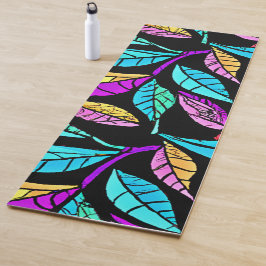 Glas in lood Leaves Design Yogamat