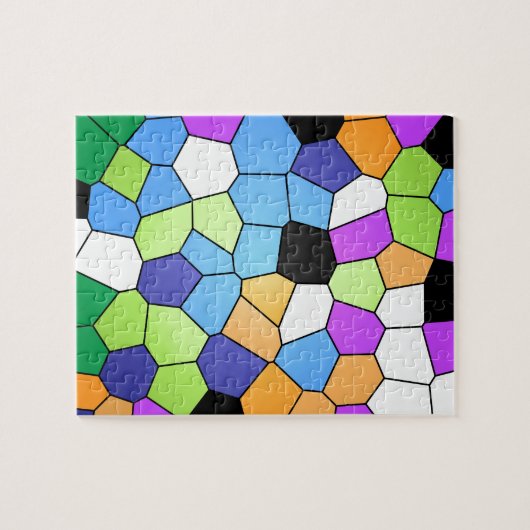 Glas in lood legpuzzel (Horizontaal)