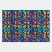 Glas in lood Levendige Design Inpakpapier Vel (Voorkant 2)