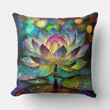 Glas-in-lood Levendige Lotus Bloem