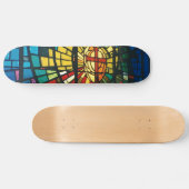 Glas in lood Licht Prism kleuren Skateboarddek Persoonlijk Skateboard (Horizontaal)