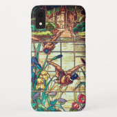 Glas in lood lijkt op wilde eenden  natuur Case-Mate iPhone case (Achterkant)