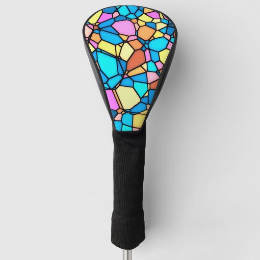 Glas-in-lood Lite Golfheadcover (Voorkant)