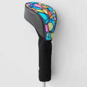 Glas-in-lood Lite Golfheadcover (Schuin)