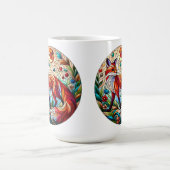 Glas in lood Look Red Fox Koffiemok (Center)