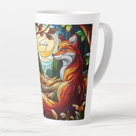 Glas in lood Look Red Fox Latte Mok