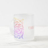 Glas in lood Look Spring Floral Art Mok (Voorkant links)