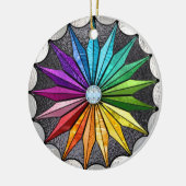 Glas in lood look - SRF Keramisch Ornament (Links)