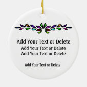 Glas in lood look - SRF Keramisch Ornament (Achterkant)