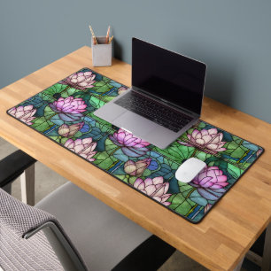 Glas-in-lood Lotus Bureaumat