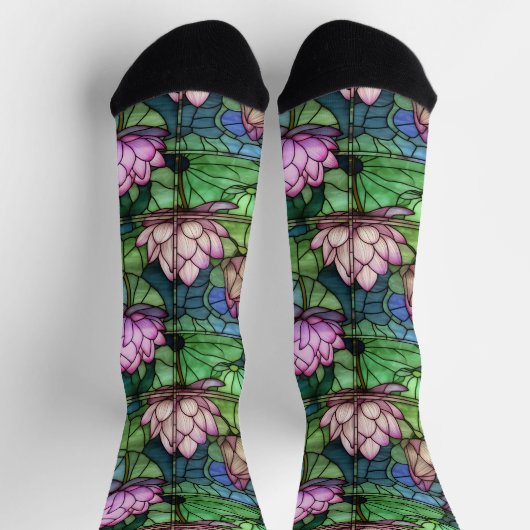 Glas in lood Lotus Crew Sokken (Top)