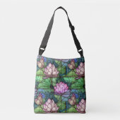 Glas in lood Lotus Cross-body tas (Voorkant)