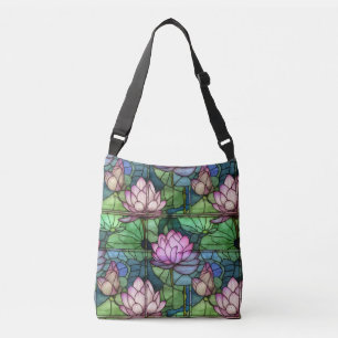 Glas in lood Lotus Cross-body tas