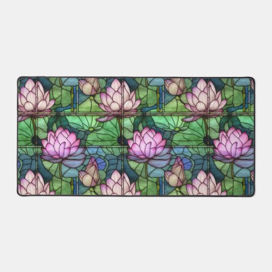 Glas in lood Lotus Desk Mat (Voorkant)