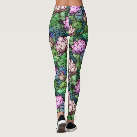 Glas in lood Lotus Leggings (Achterkant)