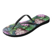 Glas in lood Lotus Paar Teenslippers (Schuin)