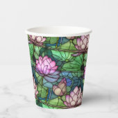 Glas in lood Lotus Papier Cups Papieren Bekers (Voorkant)