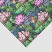 Glas in lood Lotus Tissue Paper Tissuepapier (Detail)