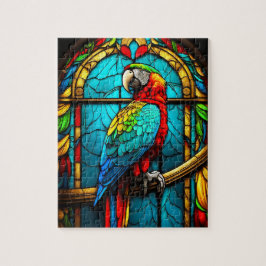 Glas in lood Macaw Legpuzzel